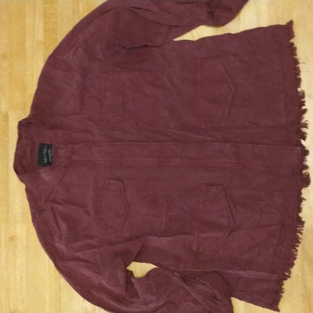 Sanctuary Maroon Jacket - 100% Tencel - XL
